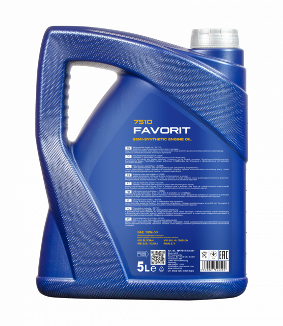Motoröl 5 Liter Favorit Favorit 15W-50
