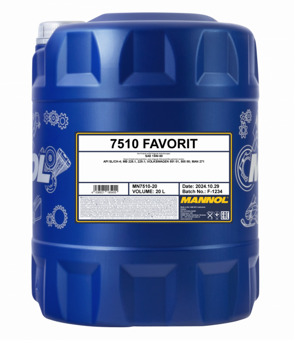 Motoröl 20 Liter Favorit Favorit 15W-50