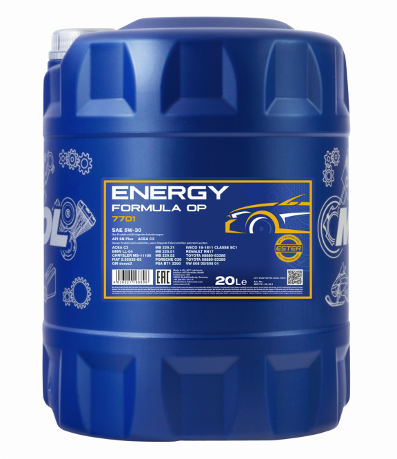 Motoröl 20 Liter Mannol Energy Formula OP 5W-30