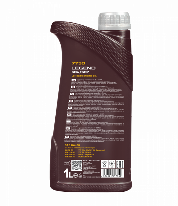 Mannol 1 Liter Legend 504/507 0W-30 Motoröl