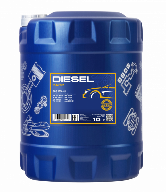 Mannol 10 Liter Diesel 15W-40 Motoröl