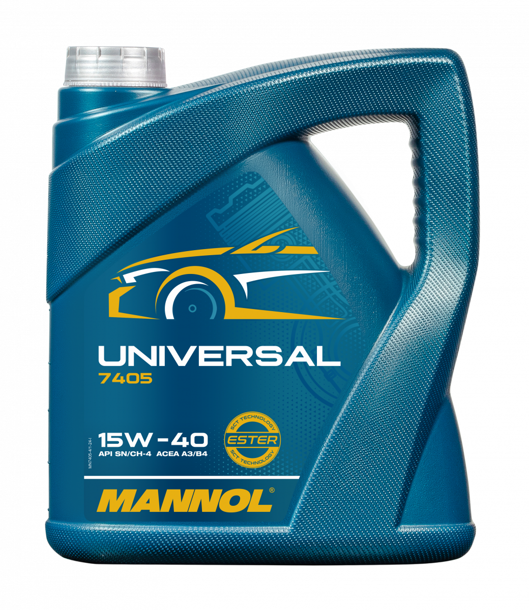 Motoröl 4 Liter Mannol Universal 15W-40