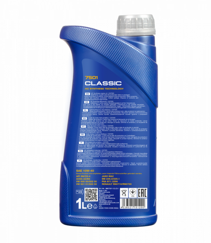 Mannol 1 Liter Classic 10W-40 Motoröl