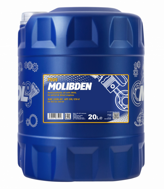 Motoröl 20 Liter Mannol Molibden 10W-40
