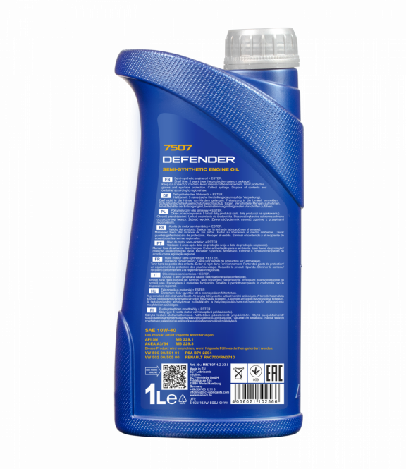 Mannol 1 Liter Defender 10W-40 Motoröl