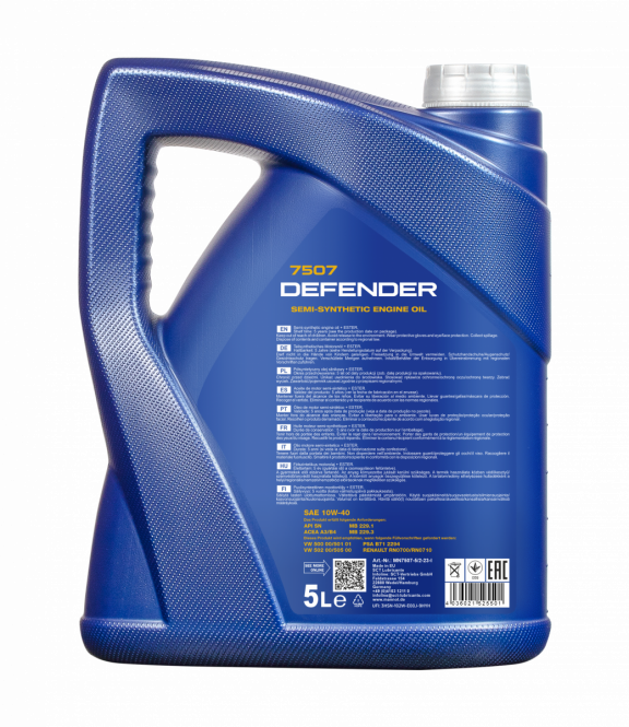 Mannol 5 Liter Defender 10W-40 Motoröl