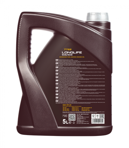 Motoröl Mannol 5 Liter Longlife 508/509 0W-20