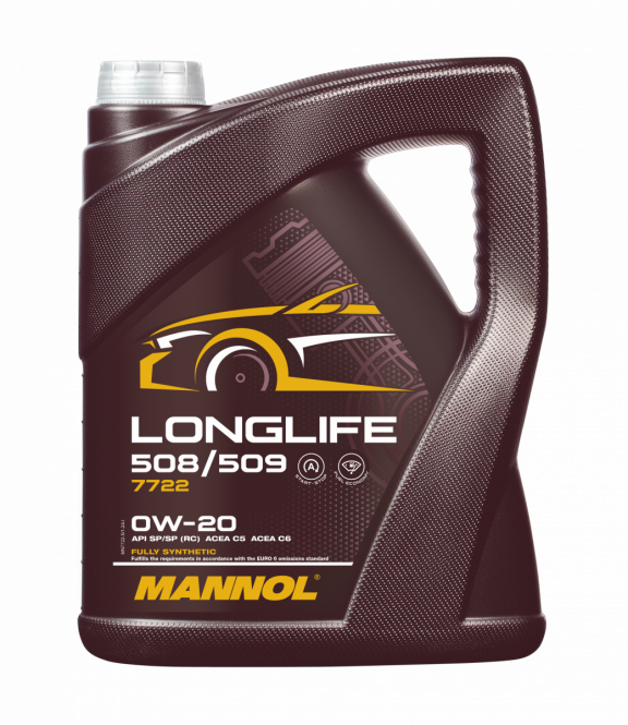 Motoröl 5 Liter Mannol 0W-20 Longlife 508/509