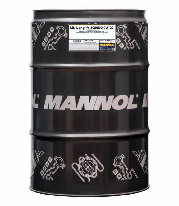 Motoröl Mannol 208 Liter Longlife 508/509 0W-20