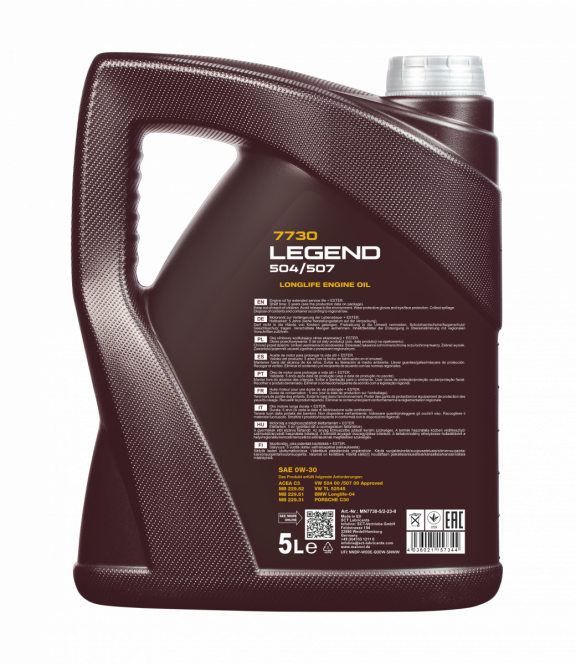 Mannol 5 Liter Legend 504/507 0W-30 Motoröl