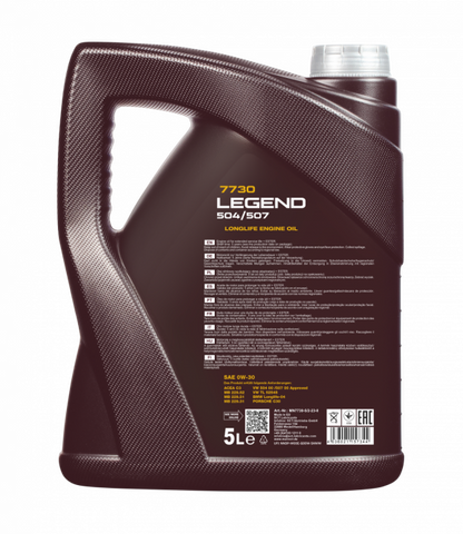 Mannol 5 Liter Legend 504/507 0W-30 Motoröl