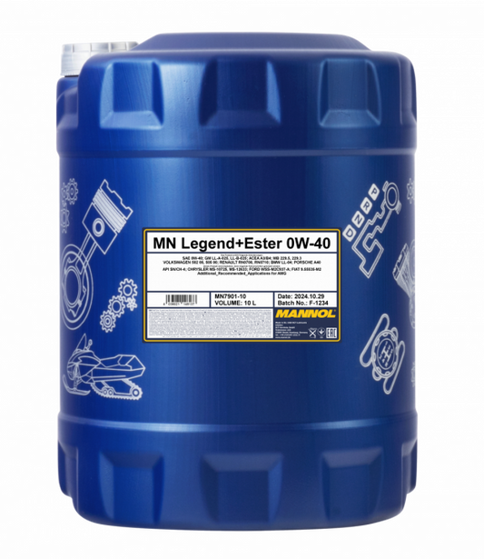 Motoröl 10 Liter Legend+Ester 0W-40 (BMW LL-04)