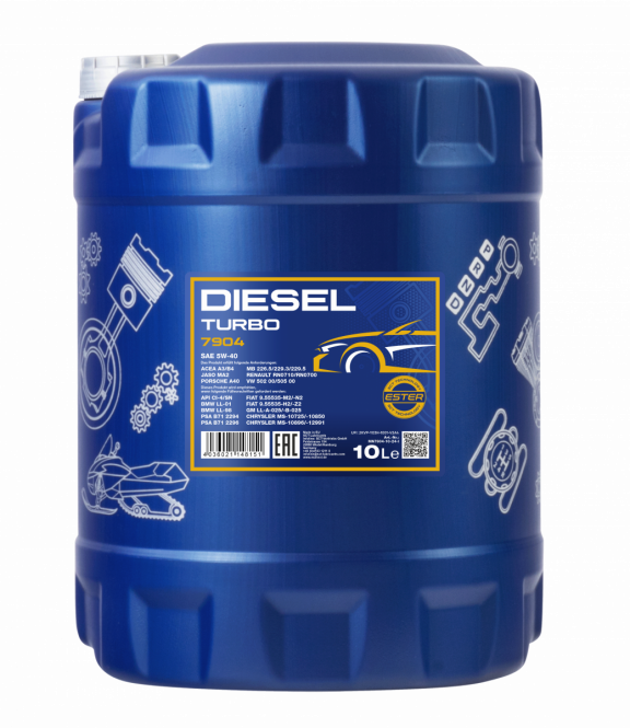 Mannol 10 Liter Diesel Turbo 5W-40 Motoröl
