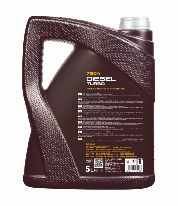 Mannol 5 Liter Diesel Turbo 5W-40 Motoröl