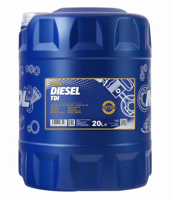 Mannol 20 Liter Diesel TDI 5W-30 Motoröl