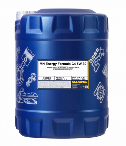 Motoröl Mannol 10 Liter Energy Formula C4 5W-30