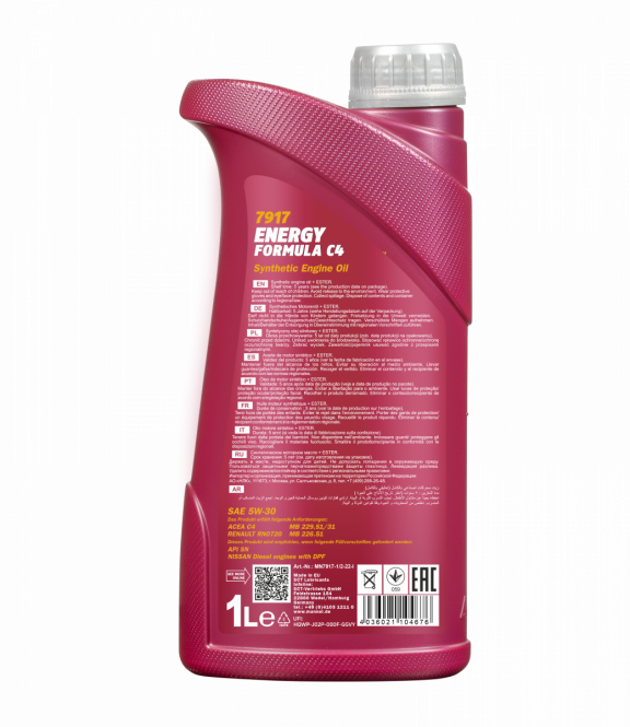 Mannol 1 Liter Energy Formula C4 5W-30 Motoröl