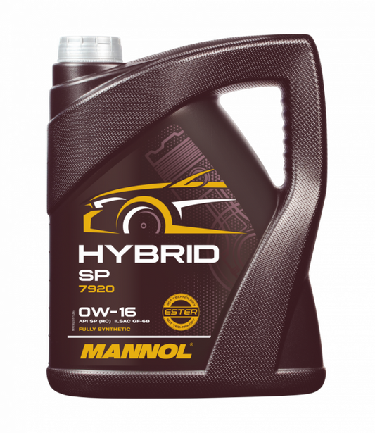 Motoröl 5 Liter Mannol Hybrid SP 0W-16